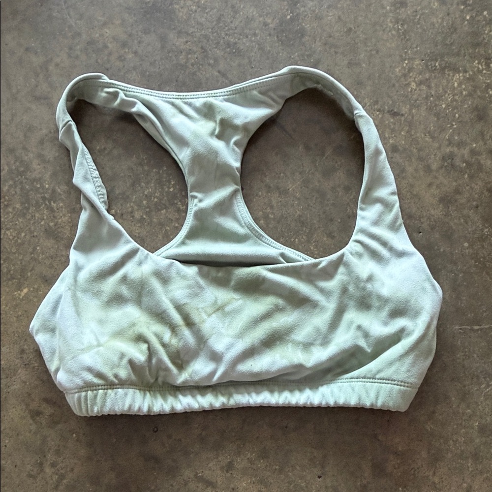 Light Green Racerback Sports Bra